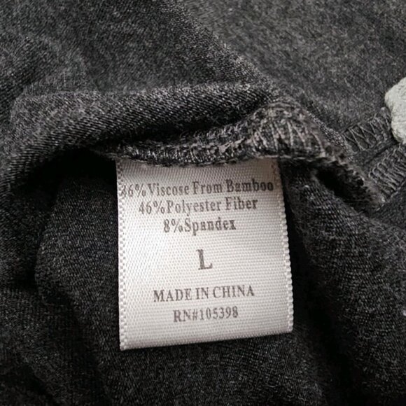 Free Fly Men's Large Dark Gray Bamboo Performance Polo Shirt Stretch - Picture 6 of 7